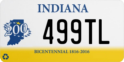 IN license plate 499TL