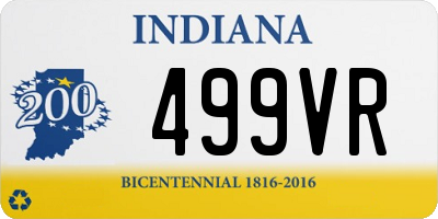 IN license plate 499VR