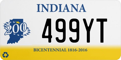 IN license plate 499YT