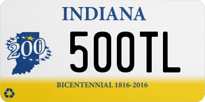 IN license plate 500TL