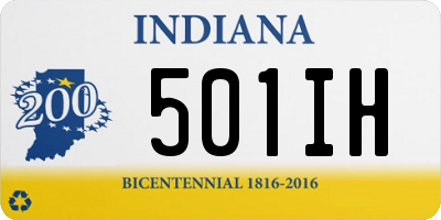 IN license plate 501IH