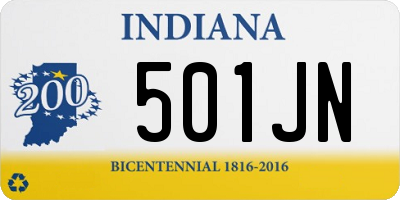 IN license plate 501JN