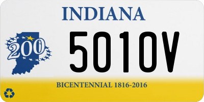 IN license plate 501OV