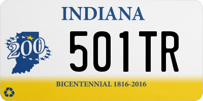 IN license plate 501TR