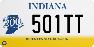 IN license plate 501TT