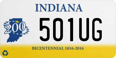 IN license plate 501UG