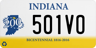 IN license plate 501VO