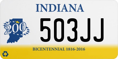 IN license plate 503JJ