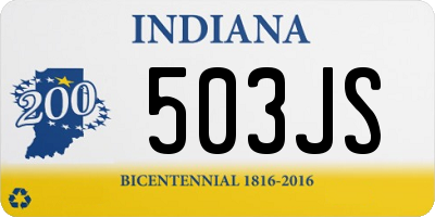 IN license plate 503JS