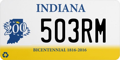 IN license plate 503RM