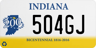 IN license plate 504GJ