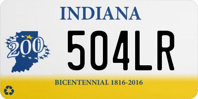 IN license plate 504LR