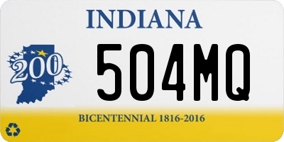 IN license plate 504MQ