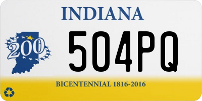 IN license plate 504PQ