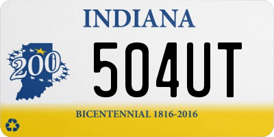 IN license plate 504UT