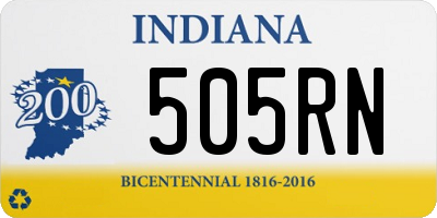 IN license plate 505RN