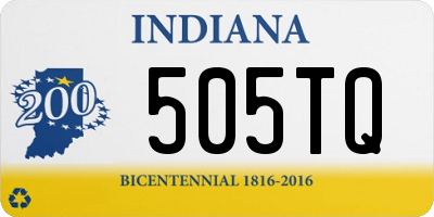 IN license plate 505TQ