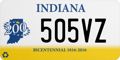 IN license plate 505VZ