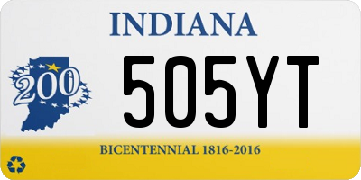 IN license plate 505YT