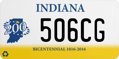 IN license plate 506CG