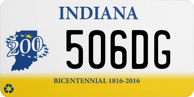 IN license plate 506DG