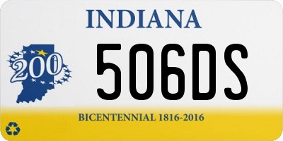 IN license plate 506DS