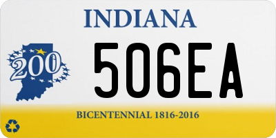 IN license plate 506EA