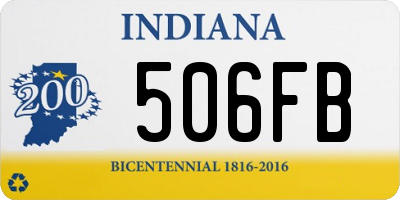 IN license plate 506FB