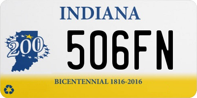 IN license plate 506FN