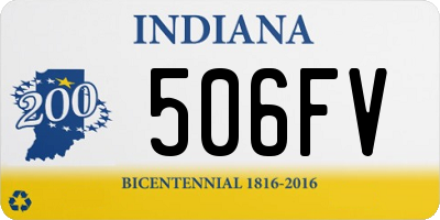 IN license plate 506FV