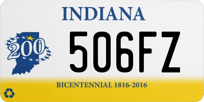 IN license plate 506FZ