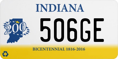 IN license plate 506GE