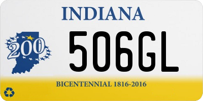 IN license plate 506GL