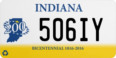 IN license plate 506IY