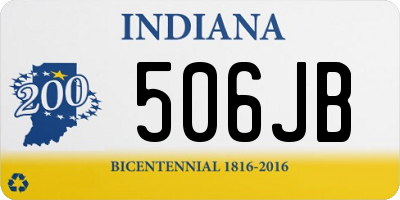 IN license plate 506JB