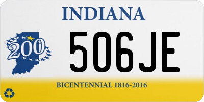 IN license plate 506JE