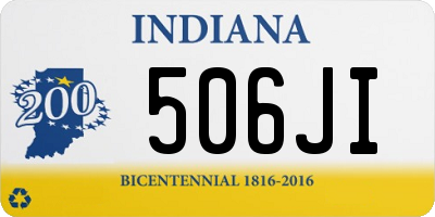 IN license plate 506JI