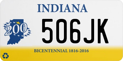 IN license plate 506JK