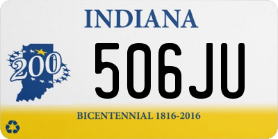 IN license plate 506JU