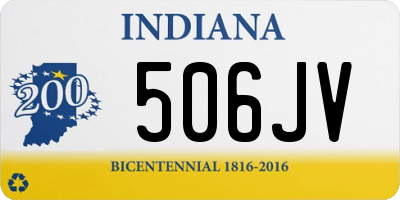 IN license plate 506JV