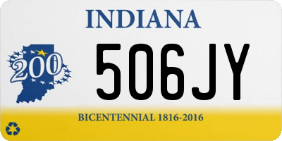 IN license plate 506JY