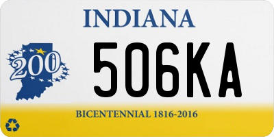 IN license plate 506KA