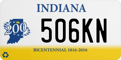 IN license plate 506KN