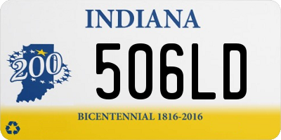 IN license plate 506LD