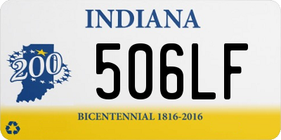 IN license plate 506LF