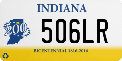 IN license plate 506LR