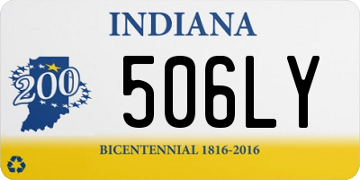 IN license plate 506LY