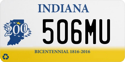 IN license plate 506MU