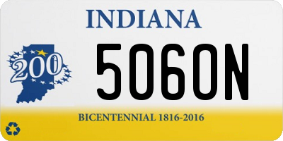 IN license plate 506ON