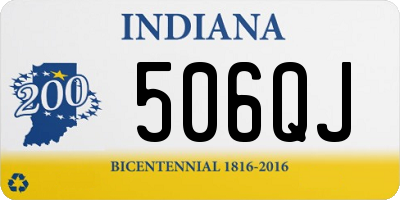 IN license plate 506QJ